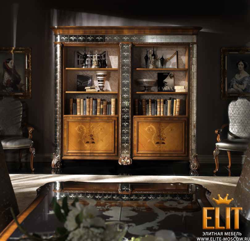 Итальянские книжные шкафы magnifico noce фабрики ebanart - i.